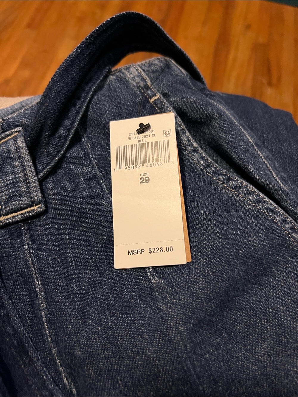 Polo by Ralph Lauren Dark Blue Boyfriend Paperbag Jeans - Picture 5 of 5